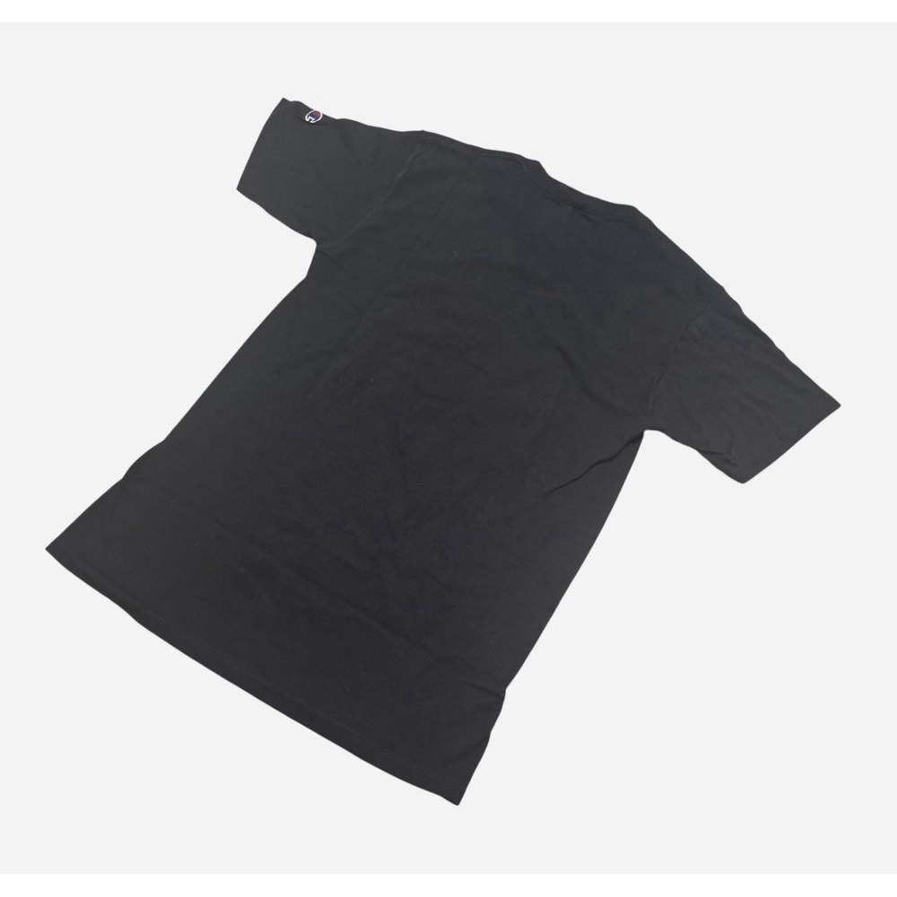 Navy blue Champion cotton tee with red and white logo - Small - Picture 2 of 5